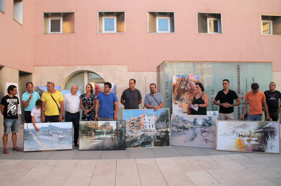 Ir a la noticia El ciezano Manuel Sánchez gana el primer premio del concurso de pintura patrocinado por Aguas de Cieza