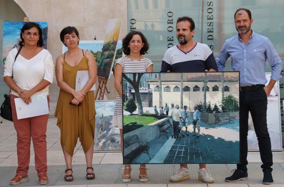 Ir a la noticia Aguas de Cieza entrega el primer premio del Concurso de Pintura al aire libre
